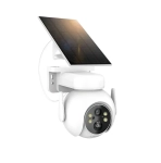 CAMERA IP MINI SPEED DOME COM PLACA SOLAR FULL HD Q8